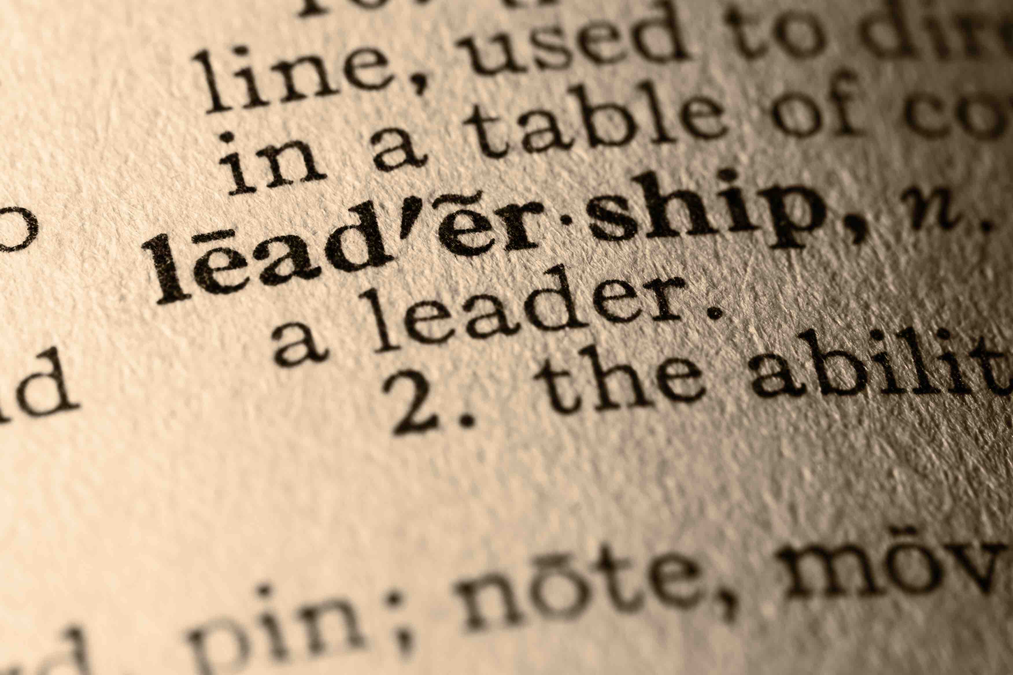 the word leadership