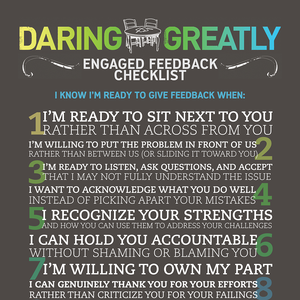 Brene Brown Daring Greatly Feedback